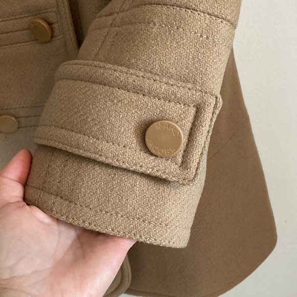 Marc Jacobs Camel Wool Babydoll Coat sz S Ex Cond! - Picture 5 of 9